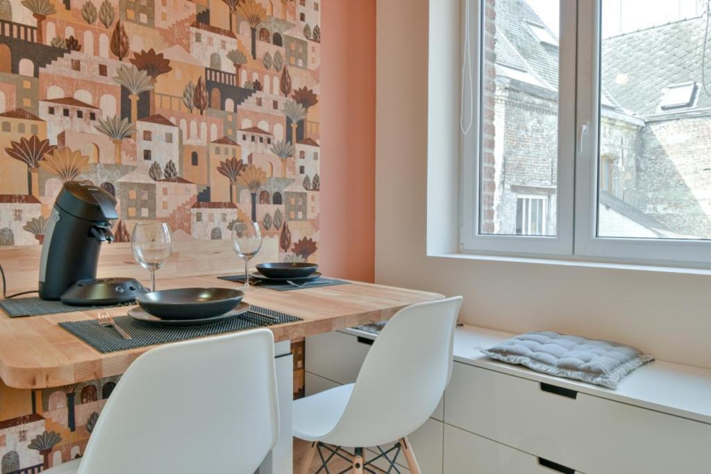 Residence Jean Hardy - Hyper Centre, Parking Gratuit, Wifi, Clim, Gare 발랑시엔 외부 사진